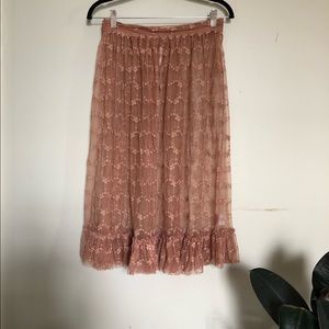 Lace skirt slip